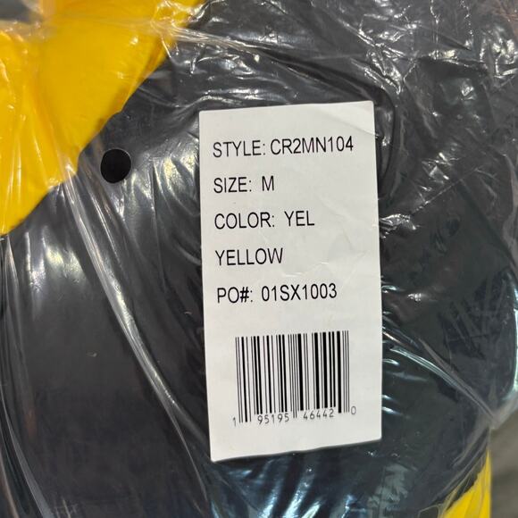 Club Room Men's Puffer Jacket Coat Medium Yellow Solid - Picture 2 of 3